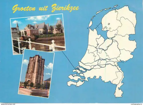 A5603 Netherlands Zierikzee multi view and map
