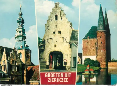 A5603 Netherlands Groeten uit Zierikzee different views and aspects