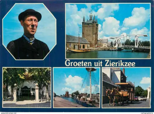 A5603 Netherlands Groeten uit Zierikzee different sights