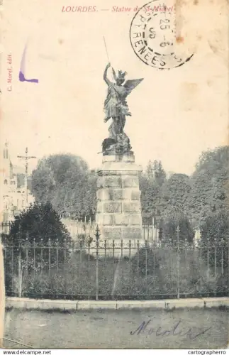 A6073 Lourdes statue St. Michel