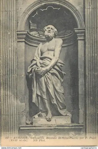A6073 Avignon cathedrale Repentir de Saint-Pierre