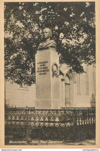 A6072 Wunsiedel Jean Paul Denkmal AK