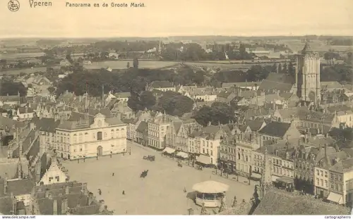 A6072 Belgium > West Flanders > Ypres markt panorama