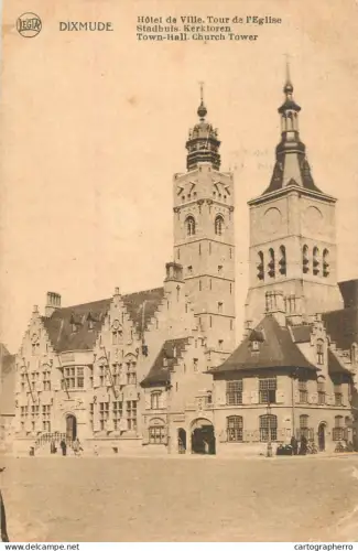 A6072 Belgium > West Flanders > Diksmuide town hall church tower