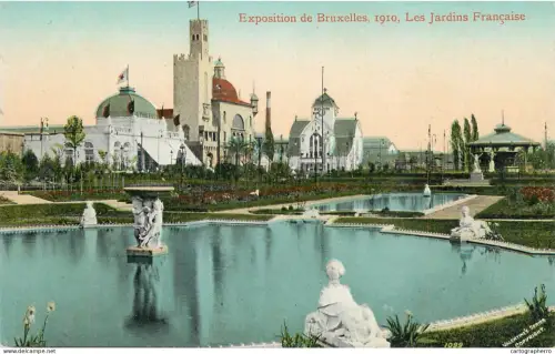 A6071 Belgium > Brussels > Universal exhibitions 1910 jardins francaise