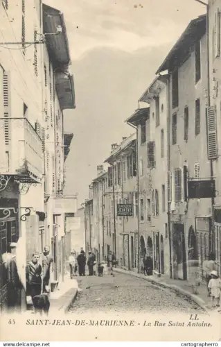 A6071 France Saint Jean de Maurienne rue Saint Antoine cpa