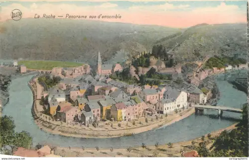 A6070 La Roche panorama cpa