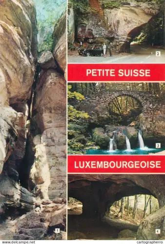 A5602 Luxembourg "Petite Suisse Luxembourgeoise" several sights