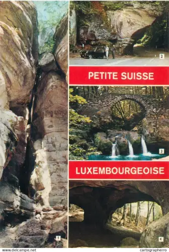 A5602 Luxembourg "Petite Suisse Luxembourgeoise" different sights