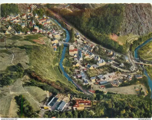 A5602 Germany Altenahr Berghotel "Bellevue" aerial aspect