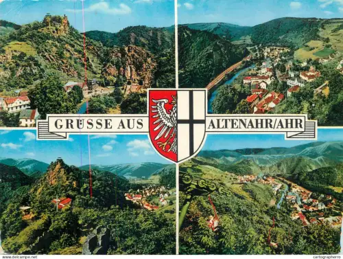 A5602 Germany Grusse aus Altenahr multi view souvenir