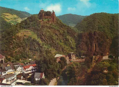 A5602 Germany Altenahr Burgruine Are und Felsentunnel