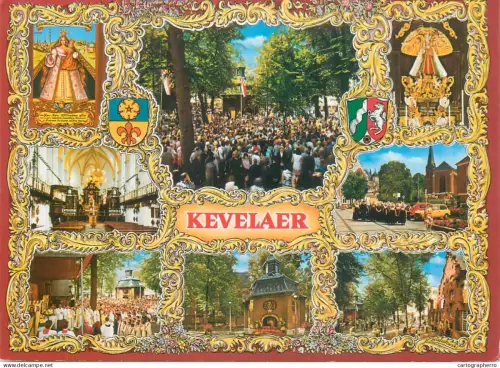 A5602 Germany Grusse aus Kevelaer multi view souvenir