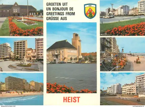 A5599 Belgium Grusse aus Heist multi view