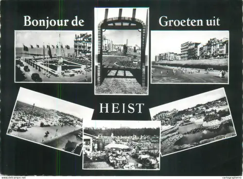 A5599 Belgium Bonjour de Heist sur Mer multi view