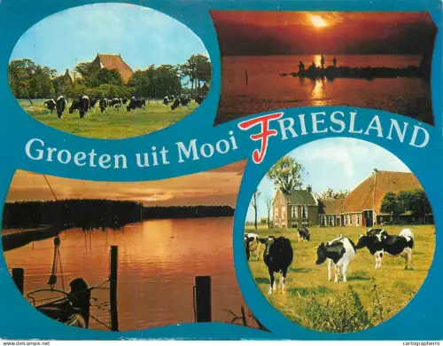 A5640 Netherlands Groeten uit Mooi Friesland multi view