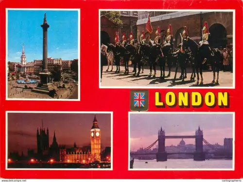 A5628  England London souvenir multi view
