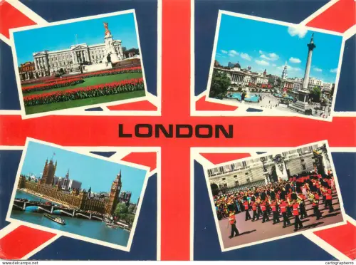 A5628  England London multi view souvenir
