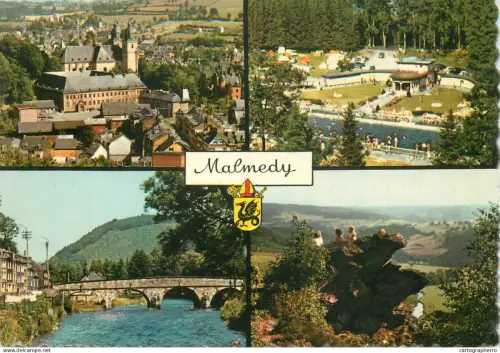 A5628 Belgium Bonjour de Malmedy several views