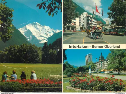 A5628 Switzerland Interlaken Berner Oberland multi view