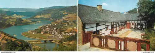 A5627 Germany Einruhr La Ferme Gasthaus and river view