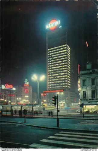 A5627 Belgium Bruxelles International Centre Rogier night view