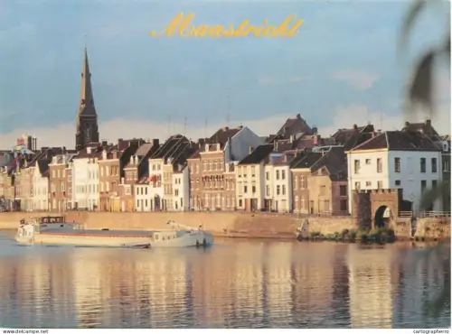 A5627 Netherlands Maastricht cityscape and river Maas view