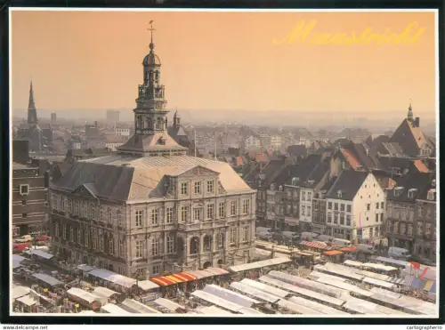 A5627 Netherlands Maastricht Town Hall & Friday Market