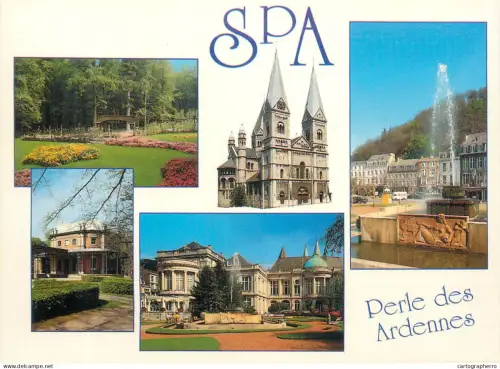 A5627 Belgium Spa several sites and sights