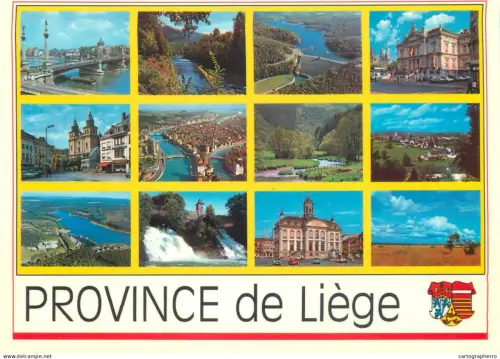 A5627 Belgium Province de Liege several sights and sites