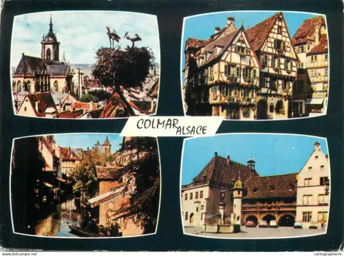 A5622 France Colmar Alsace several views souvenir