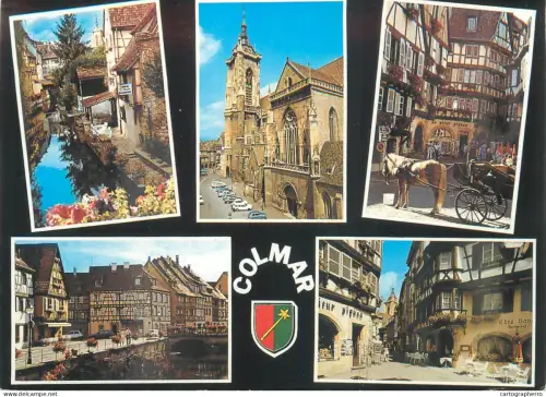 A5622 France Colmar Alsace multi view souvenir