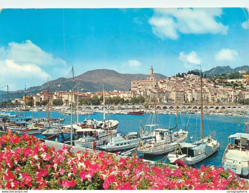 A5622 France Menton Cote d'Azur French Riviera vue du port