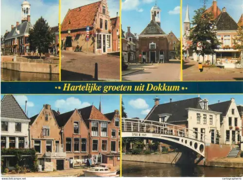 A5620 Netherlands Groeten uit Dokkum different views