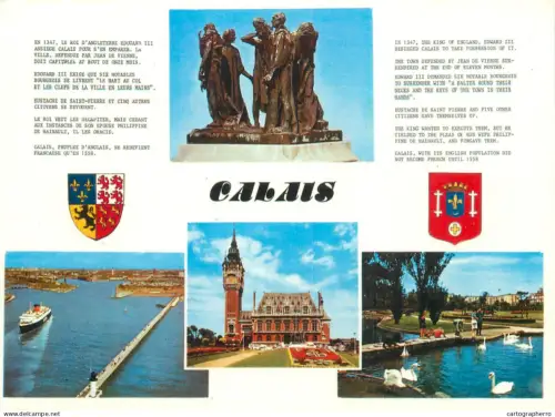 A5654 France Calais souvenir multi view