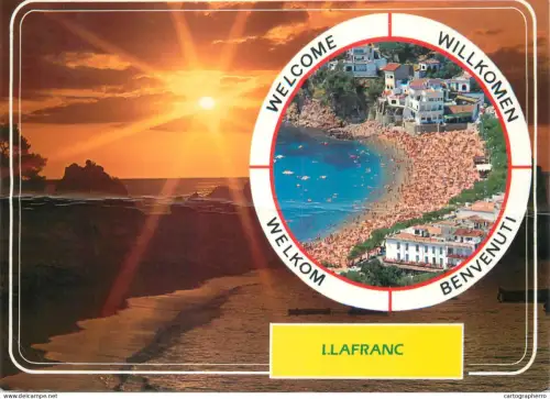 A5653 Spain Costa Brava Llafranc different aspects