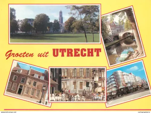 A5653 Netherlands Groeten uit Utrecht several views