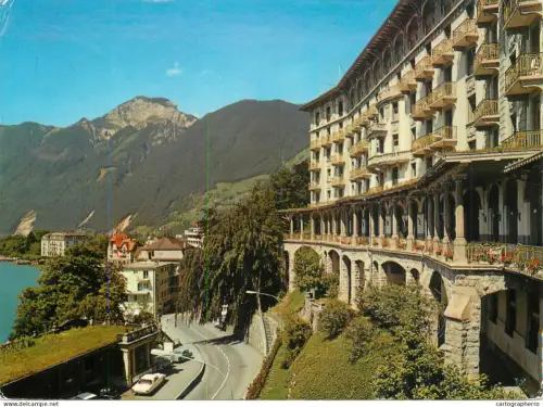 A5653 Switzerland Brunnen am Vierwaldstattersee Grand Hotel