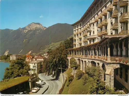 A5653 Switzerland Brunnen am Vierwaldstattersee Grand Hotel