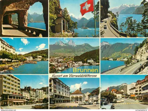 A5653 Switzerland Brunnen different views