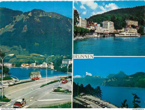 A5653 Switzerland Brunnen Vierwaldstattersee multi view
