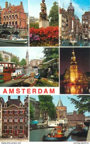 A5651 Netherlands Amsterdam several sights