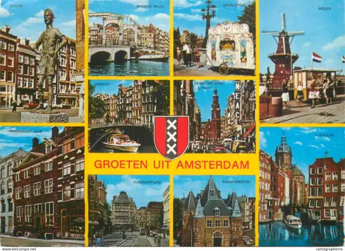 A5651 Netherlands Groeten uit Amsterdam multi view