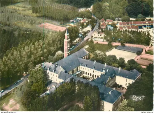 A5647 Belgium Bornem St Bernardusabdij vue aerienne