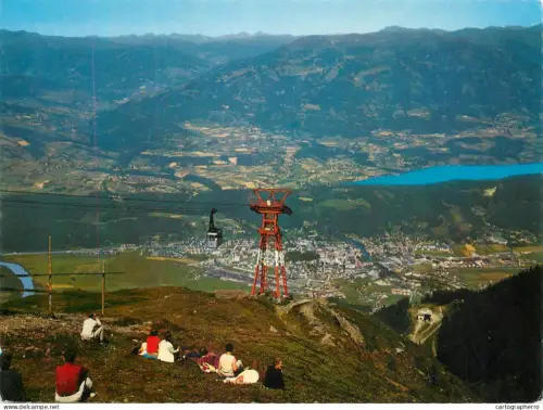A5646 Austria Goldeck Seilbahn Karnten aerial view