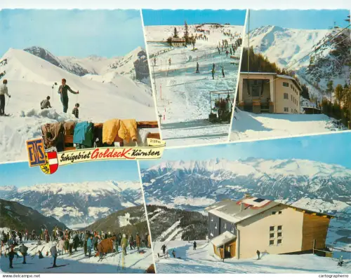 A5646 Austria Skigebiet Goldeck Karnten multi view