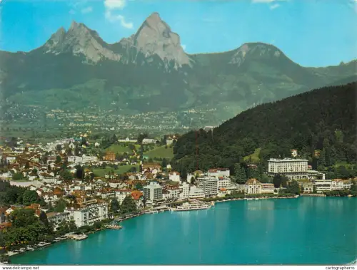 A5643 Switzerland Brunnen am Vierwaldstattersee und die Mythen