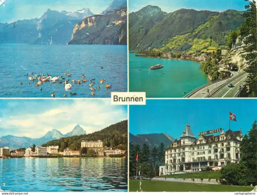 A5643 Switzerland Brunnen am Vierwaldstattersee multi view