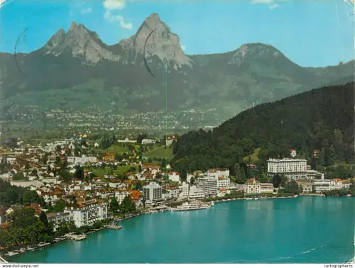 A5643 Switzerland Brunnen am Vierwaldstattersee und die Mythen