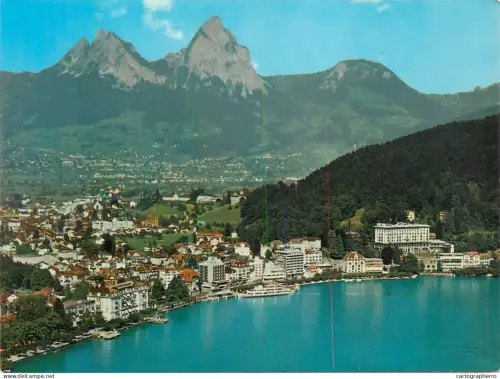 A5643 Switzerland Brunnen am Vierwaldstattersee und die Mythen